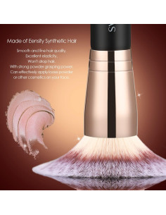 Brocha de Maquillaje KINGMAS Doble Cara Kabuki 180mm 2