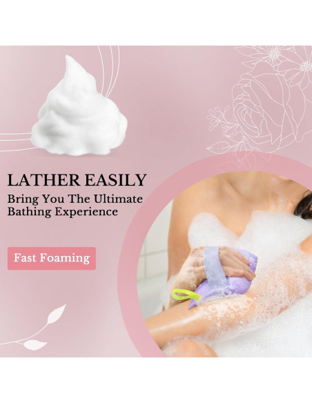 Esponja Exfoliante para el Cuerpo MIG4U - Paquete de 3 Clásico