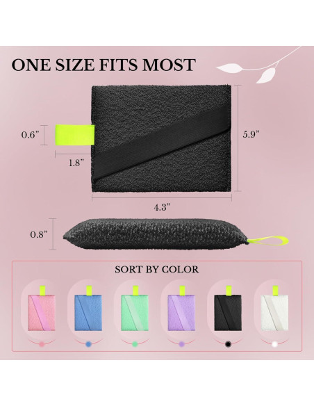 Esponja Exfoliante para el Cuerpo MIG4U - Paquete de 3 Clásico