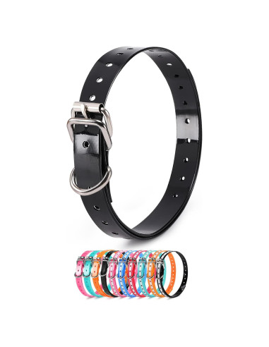 Correa de perro impermeable LuckinPET 1.9 cm x 71.1 cm ajustable