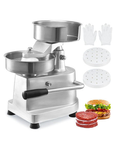 Fabricante de Hamburguesas VEVOR JKH-150 Acero Inoxidable 150mm