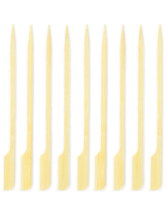 Pinchos de Bambú Natural DecorRack 15 cm - 100 Unidades 2