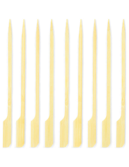 Pinchos de Bambú Natural DecorRack 15 cm - 100 Unidades