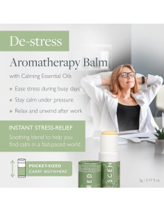 Bálsamo Aromaterapia Scentered De-Stress 5g - Alivio Natural 2