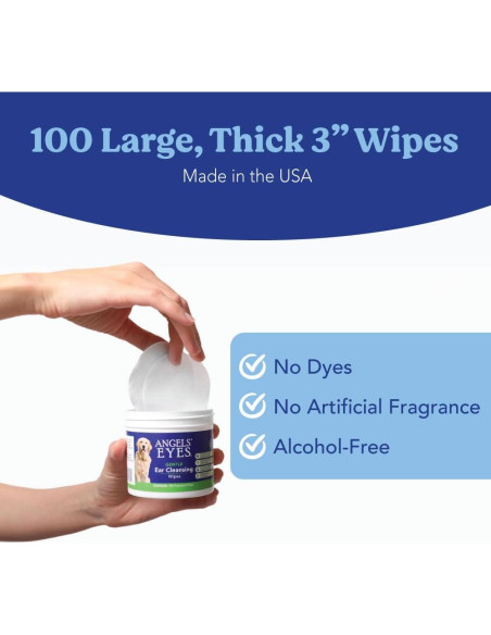 Toallitas Limpiadoras de Oídos Angels' Eyes 100 Unidades