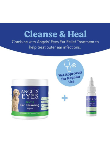 Toallitas Limpiadoras de Oídos Angels' Eyes 100 Unidades