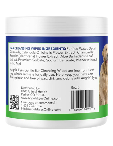 Toallitas Limpiadoras de Oídos Angels' Eyes 100 Unidades