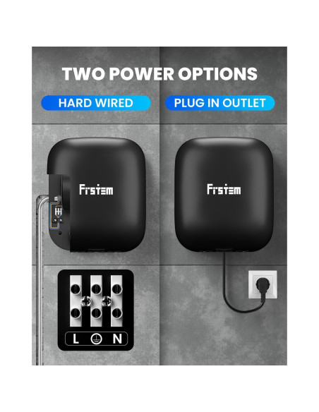 Secador de Manos Automático Frstem 1400W Negro con Sensor