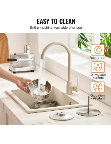 Fabricante de Hamburguesas VEVOR JKH-150 Acero Inoxidable 150mm