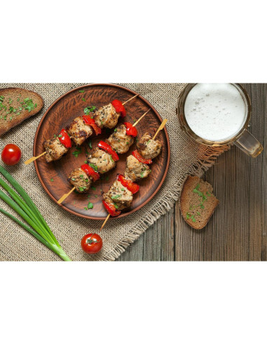 Pinchos de Bambú Natural DecorRack 15 cm - 100 Unidades