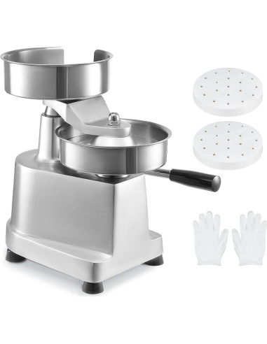 Fabricante de Hamburguesas VEVOR JKH-150 Acero Inoxidable 150mm