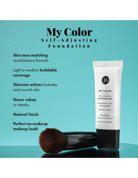 Base de Maquillaje Autoadaptable Jerome Alexander 28.35 g Oscura