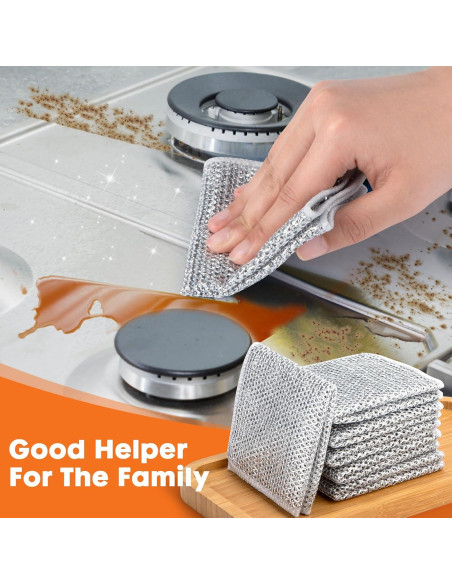 Paño de Cocina COBETE 20x20 cm Sin Rayones - Paquete de 6