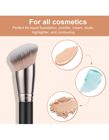 Pincel de Contorno Angulado TEOYALL 170S - Sintético para Maquillaje