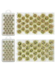 Woohome 64 Piezas Grama Estática Artificial para Dioramas