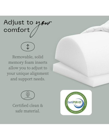 Almohada de Soporte Ajustable Coop Home Goods - Cuña Viscoelástica