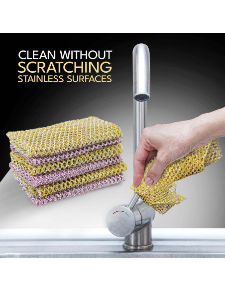 Estropajos de Cocina The Crown Choice 2 Pzs Nylon Sin Rayones