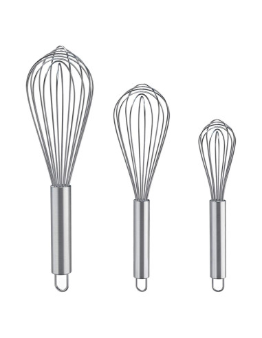 Batidores de acero inoxidable Plateau ELK, 3 piezas 20-30 cm