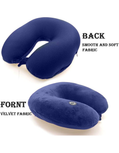 Almohada de Cuello Vibrante Hooshing UNECK LAN Azul Marino