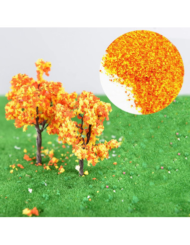 Woohome Kit de Polvo de Árbol 7 Colores para Modelos Miniatura 20g