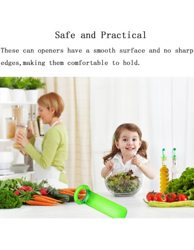 Abridor de Tarros Juimtien Verde Ergonomico para Manos Débiles