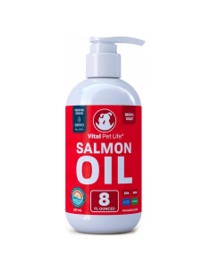 Aceite de Salmón Vital Pet Life 227 g - Omega 3 para Mascotas