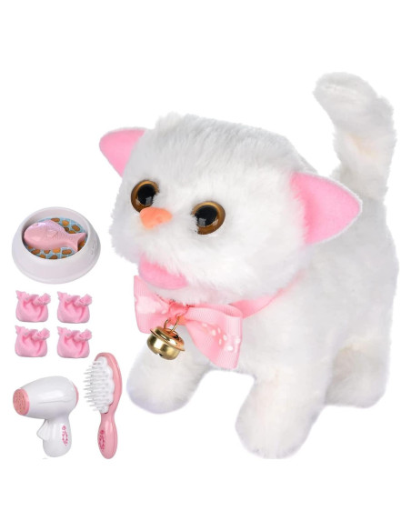 Gato Interactivo Electrónico WorWoder 21cm para Niños