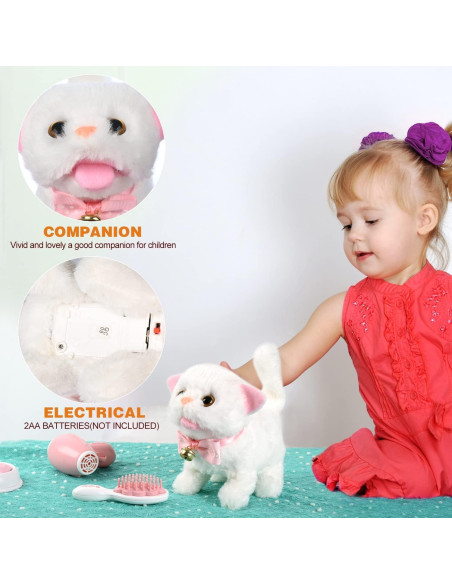 Gato Interactivo Electrónico WorWoder 21cm para Niños