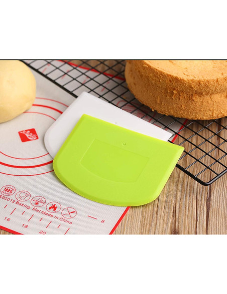 Raspador de Masa WAFJAMF 2 Pcs Grado Alimenticio Flexible