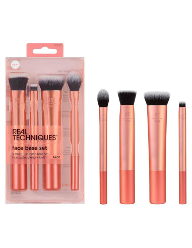 Set de Brochas de Maquillaje Real Techniques - 4 Piezas para Base