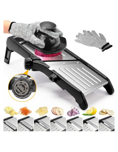 Mandolina Cortadora de Alimentos BINGBING- Acero Inoxidable 7 en 1