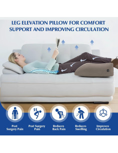 Cojín Inflable Elevador de Piernas Stickermask 63x50cm 2