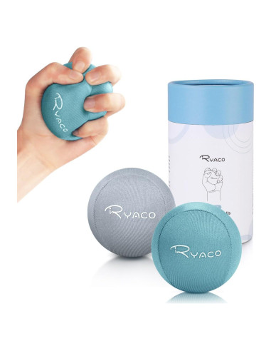 Pelotas de Estrés Ryaco 2 Piezas Gel 5.8 cm Alivio Ansiedad