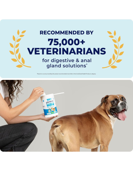 Toallitas Glandex Vetnique Labs 75ct para Perros y Gatos