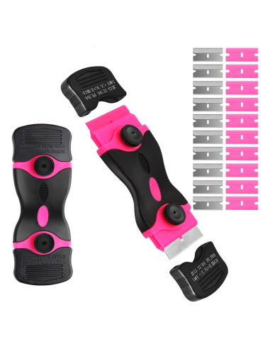 Raspador de Cuchillas Viadom 2 en 1 con 20 Cuchillas