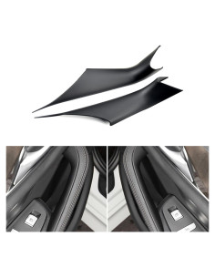 Pack 2 Cubiertas Manijas Puerta BMW Serie 5 Yumfugu Negro