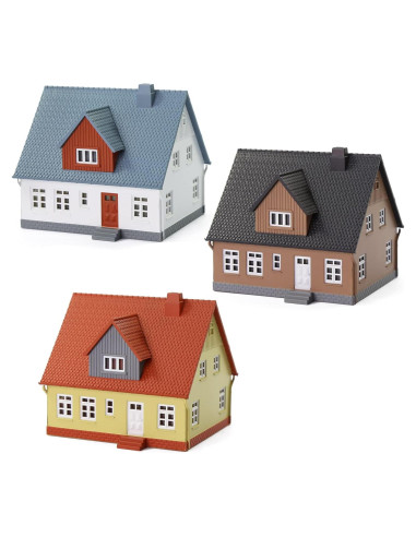 3 Casas Modelo Escala N 1:160 EVEMODEL JZN02