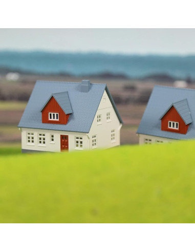 3 Casas Modelo Escala N 1:160 EVEMODEL JZN02