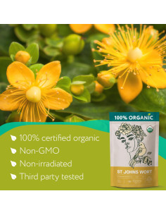 Té de Hierba de San Juan Orgánico USDA 283.5 g - Zhivana Organics 2