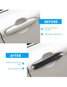 Cubierta de Manija de Puerta DLOVEG para Toyota 2018-2025 2