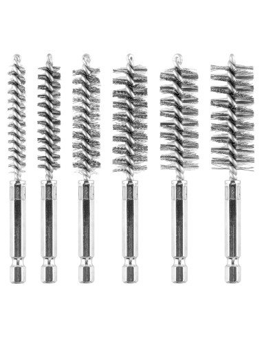 Juego de cepillos de limpieza AOKLIT 6 piezas acero inoxidable