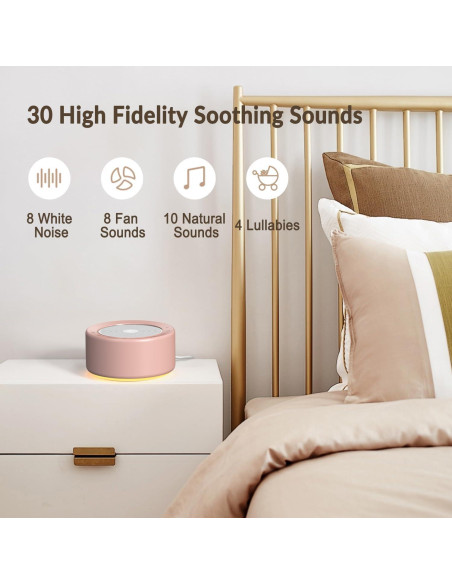 Lámpara de Guardería Kipcush con Sonidos Relajantes 30 Sonidos
