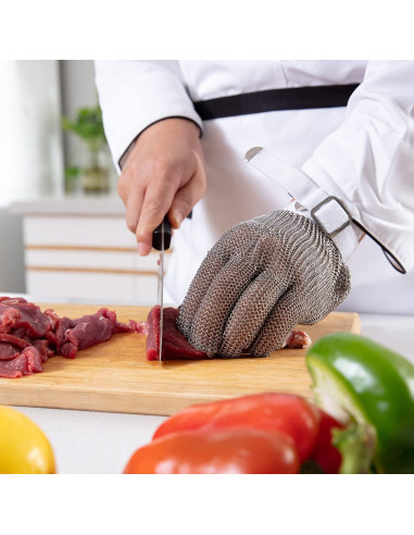 Guante de Malla de Acero Inoxidable Dowellife - Pequeño