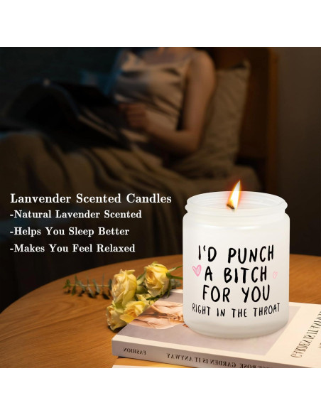 Vela Aromática Niviy 7oz de Lavanda para Mujeres - Regalo Ideal