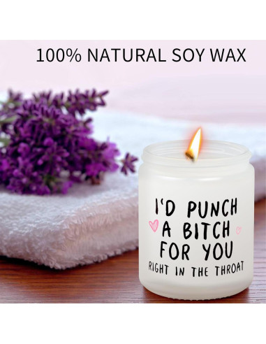 Vela Aromática Niviy 7oz de Lavanda para Mujeres - Regalo Ideal