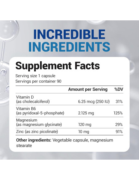 Suplemento de Magnesio Glicinato Dr. Berg 90 Caps - Alivio Estrés