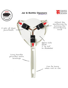 Abrebotellas y Tarros Manual Kuhn Rikon Sin Esfuerzo 25.4 cm 2