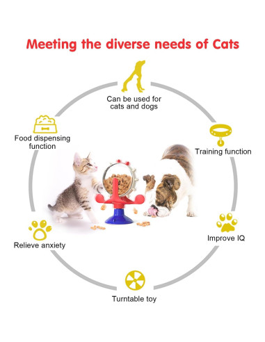 Dispensador de Golosinas para Gatos y Perros AKAKL 120g