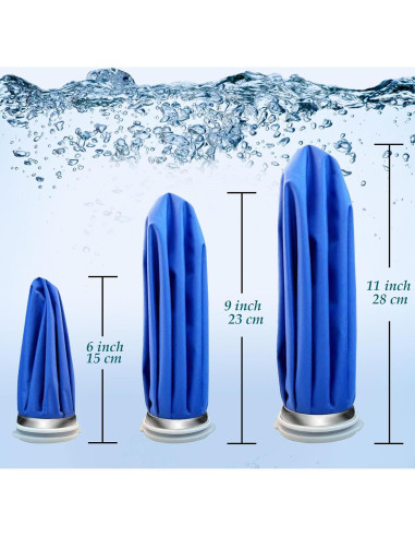 Paquete de Hielo Reutilizable Luijnbn 3 Piezas 6-9-11 Pulgadas