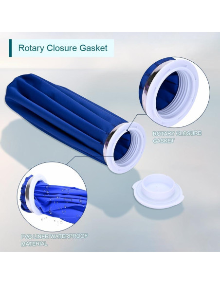 Paquete de Hielo Reutilizable Luijnbn 3 Piezas 6-9-11 Pulgadas